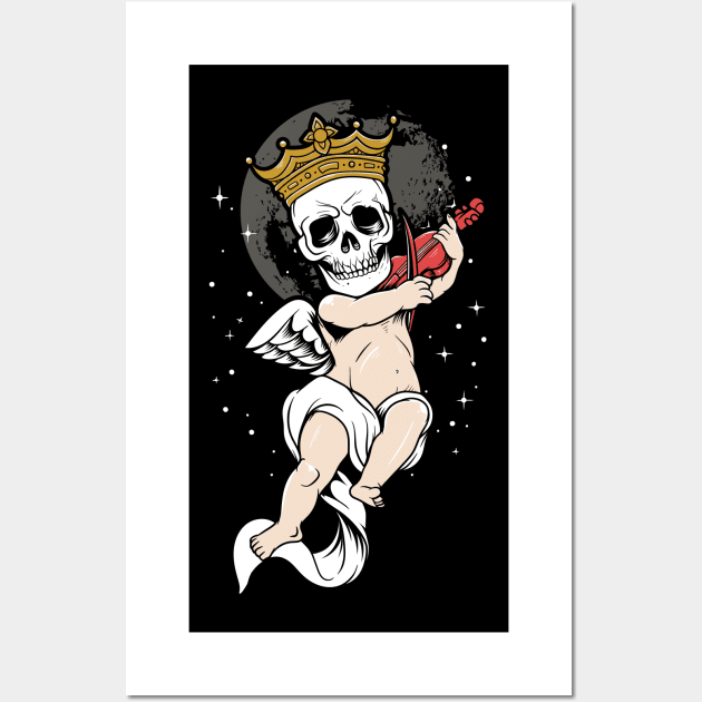 baby skull boy Wall Art by Wagum Std